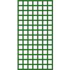 Treillage maille carrée (12cm) en bois, vert - l.100 x H.197 cm